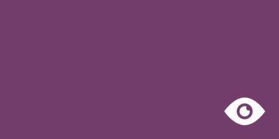 Purple swatch meets minimum recommended contrast when used for text on a white background.