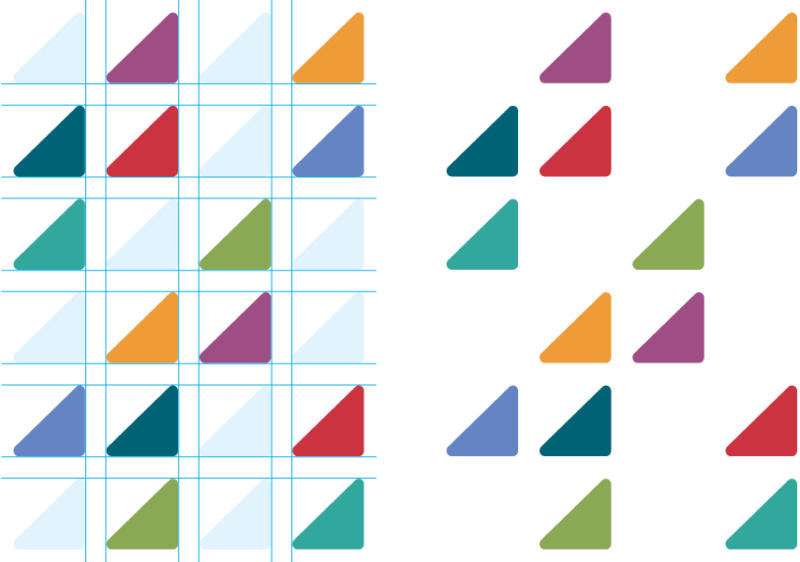 Colorful Triangles Pattern Example